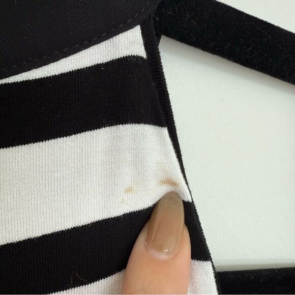 WHITE HOUSE BLACK MARKET | striped halter top with tie detail - Picture 7 of 10